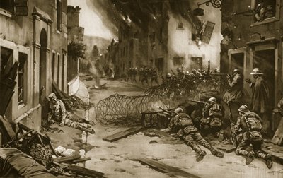 1916年6月にイタリア人がオーストリア人を燃やしてアジアーゴから追い出して、1914年から1914年までベネチアンプレーンズに向けて勢力を維持した方法 作： English School