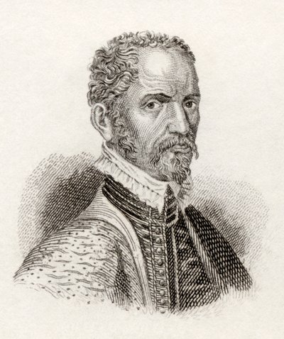 1825年に発行された「クラベス歴史辞典」からのヒューバート・ゴルツ 作： English School