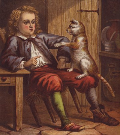 Illustration for Puss in Boots (colour litho)   1320035   ja       japanese Successfully Translated  Original: Keizer Augustus en de Tiburtijnse Sibille Translat: Keizer Augustus en de Tiburtijnse Sibille 1374860 ja japanese Successfully Translated Origina 作： English School