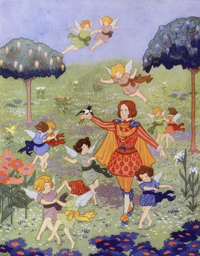 Oscar WildeによるThe Happy Princeのイラスト（カラーリソ） 作： English School