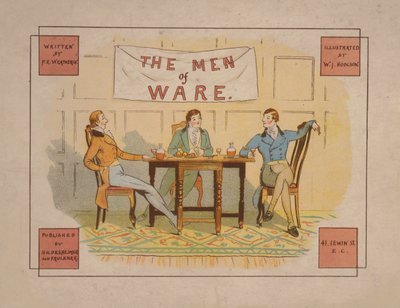 The Men of Ware』のイラストレーション、1880年頃（カラーリトグラフ） 作： English School