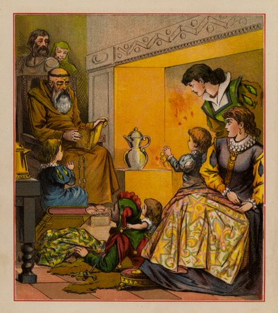 昔のメリーバラードのイラスト、1880年頃（カラーリソ） 作： English School