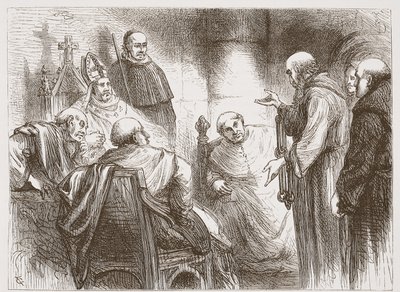 James Aitken Wylie（1808-1890）によるパブのプロテスタンティズムの歴史からのイラスト。 1878 作： English School
