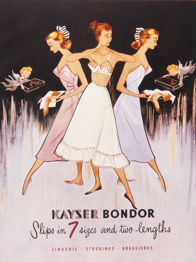 Kayser Bondorカタログ、1955年頃のイラスト 作： English School
