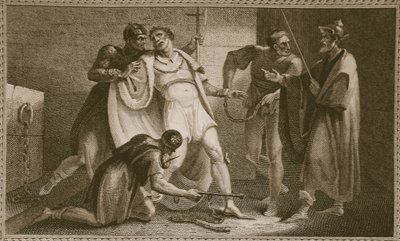 スティーブンの刑務所、デビッドヒュームスの歴史、イギリスのパブからのイラスト。 1812年ロンドン、R。ボウヤー 作： English School
