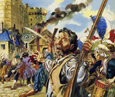 パリでは、フランス革命はバスティーユの襲撃から始まりました 作： English School