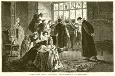 イギリス大使館、1572年8月25日（聖バーソロミューのモロー） 作： English School