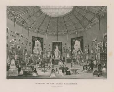 偉大な展覧会の内部、1851年、ゾルベライン部門 作： English School