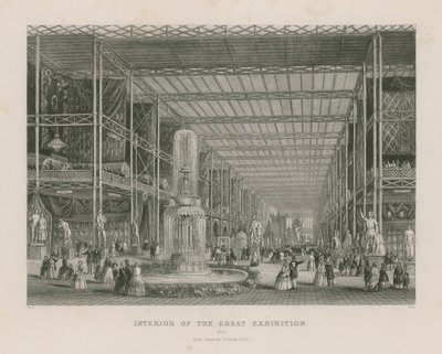 1851年の大展覧会のインテリア 作： English School