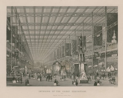 1851年の大展覧会のインテリア 作： English School