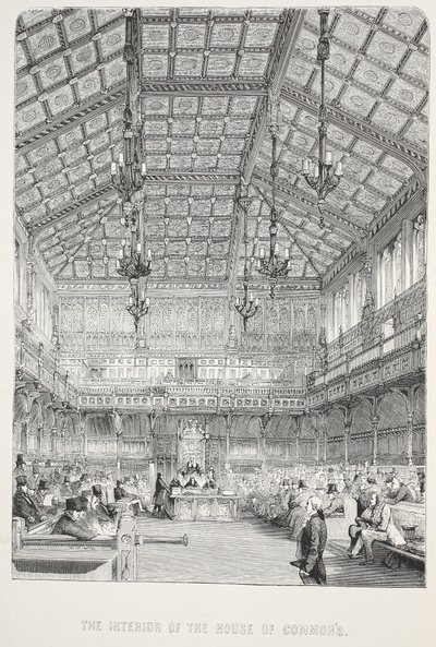 下院の内部 作： English School