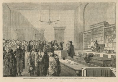 テムズ警察裁判所の内部 作： English School