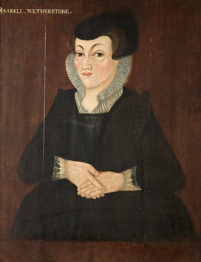 イザベルウェザーストーン、1605年頃 作： English School