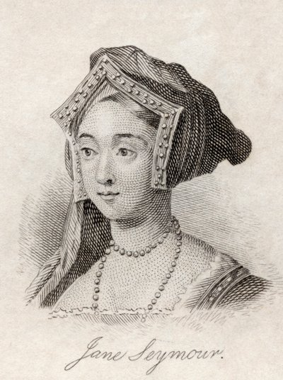 1825年に出版された「クラブの歴史辞典」からのジェーンシーモア 作： English School