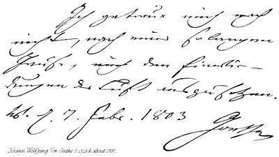 ヨハンヴォルフガングフォンゲーテ、b 1749、d 1797年頃 作： English School