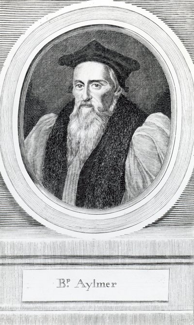 ジョン・アイルマー、ロンドンの主教司教（1521-94） 作： English School