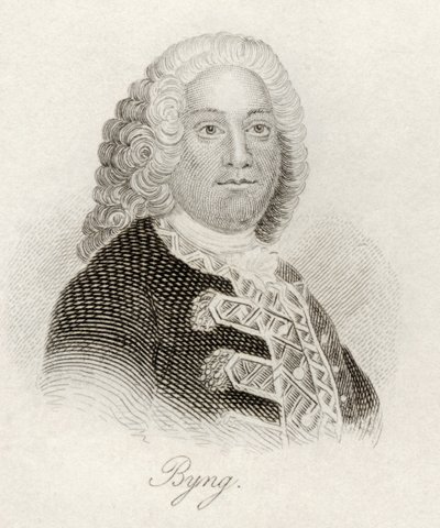 1825年に出版された「クラブの歴史辞典」からのジョン・バイング 作： English School