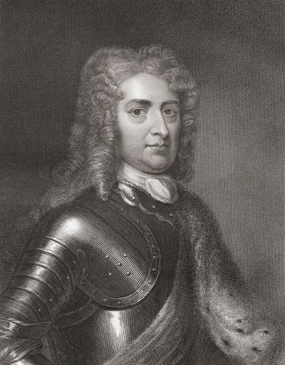 ジョンチャーチル（1650-1722）肖像画のギャラリーからのマールボロ第一公爵、1833年発行 作： English School