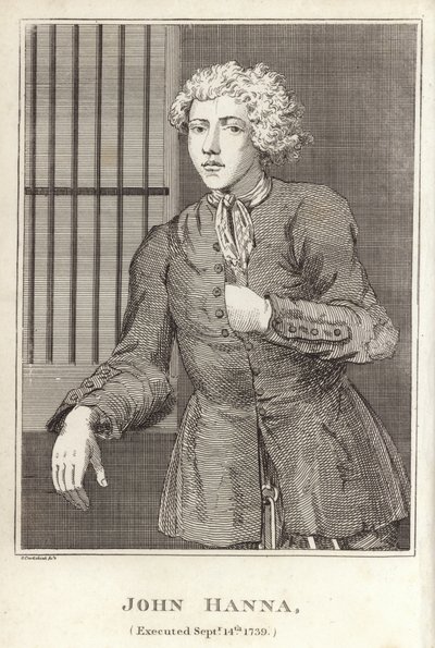 ジョンハンナ、1739年9月14日執行 作： English School