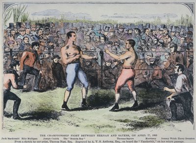 John Heenan v. Tom Sayers 作： English School
