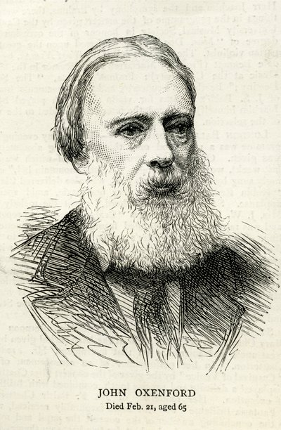 ジョン・オクセンフォード（1812-77）イラスト、グラフィック1877 作： English School