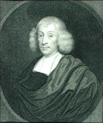 ジョン・レイ（1627-1705）、1833年に出版された「Gallery of Portraits」より（エングレーヴィング） 作： English School