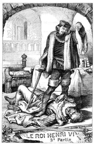 ヘンリー6世 - ヘンリー6世 第3部 - 『Completes de William Shakespeare』（1866年）の挿絵 - この版の挿絵と全体の形は、ロンドンで出版されたCassell
