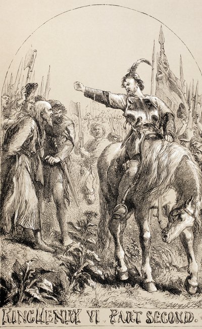 ヘンリー6世、パートII、1890 作： English School