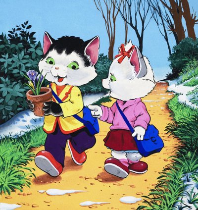 子猫猫 作： English School