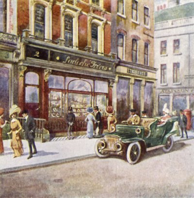 Lacloche Freres, 2 New Bond Street (カラーリトグラフ) 作： English School