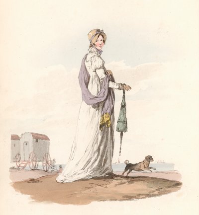 彼女の夏のドレスの女性 作： English School