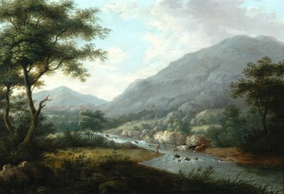牛のいる風景 作： English School