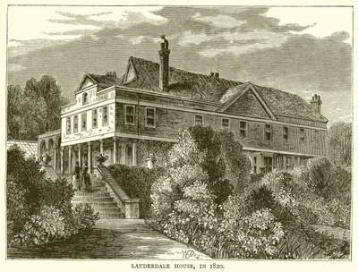 ローダーデールハウス、1820年 作： English School