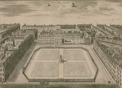1754年にロンドンのレスタースクエア 作： English School