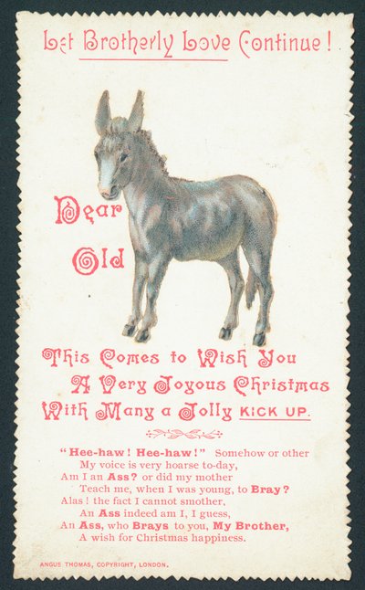 兄弟愛を続けよう-クリスマスカード 作： English School