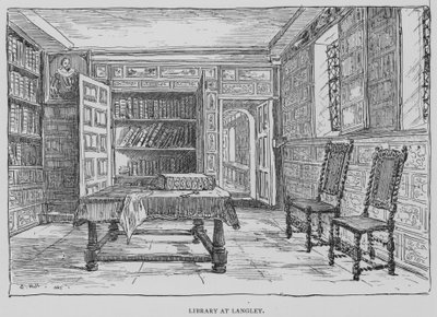 ラングレーの図書館（彫刻 作： English School
