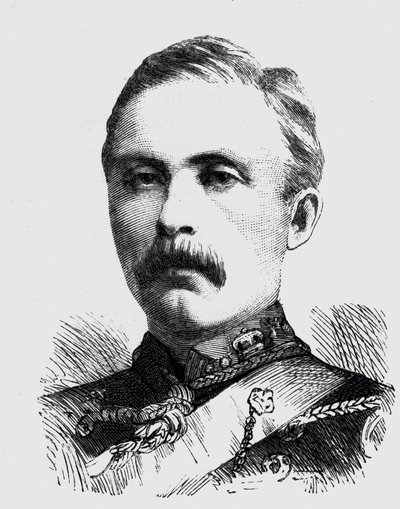 中佐ハミル・スチュワート、CMG 11th Hussars 作： English School