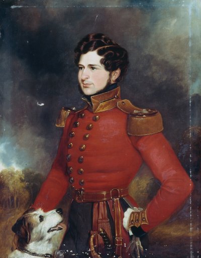 エドワード・ホープ・スミス・ボーディッチ中尉（1822-82）c.1840 作： English School