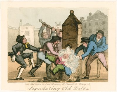1826年の古い借金の清算 作： English School
