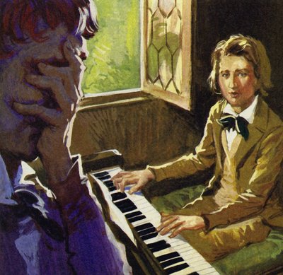 リストはカール・チェルニーに師事するために派遣された 作： English School