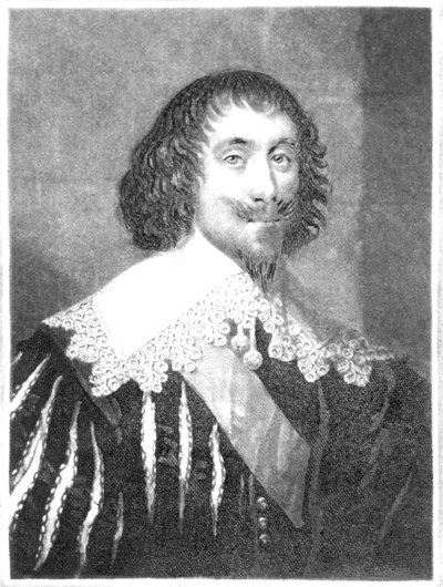 フェアファックス卿（1612-71）「イギリスの歴史に名を馳せる人物の肖像」（メゾチント）のイラスト 作： English School