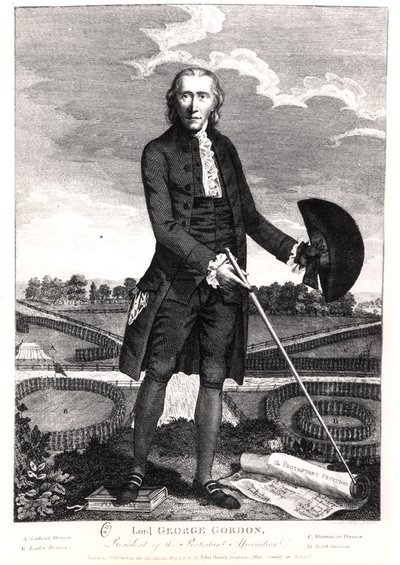 ロードジョージゴードン（1752-93）1780 作： English School