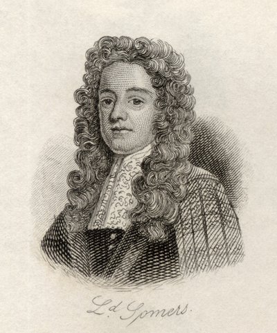 「クラブの歴史辞典」からのジョン・ソマーズ卿、1825年公開 作： English School