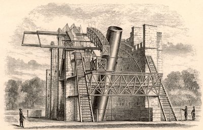 ロッズ卿は、ジョージ・F・チェンバースによる記述天文学のハンドブックから、1890年にオックスフォードで出版された、素晴らしい反射望遠鏡 作： English School