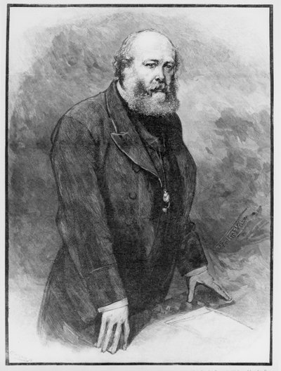 1889年の貴族院でのブライト氏についてのソールズベリー卿 作： English School