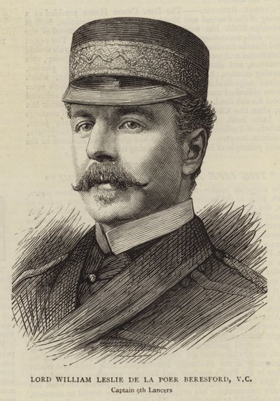 Lord William Leslie de la Poer Beresford, BC (エングレーヴィング) 作： English School