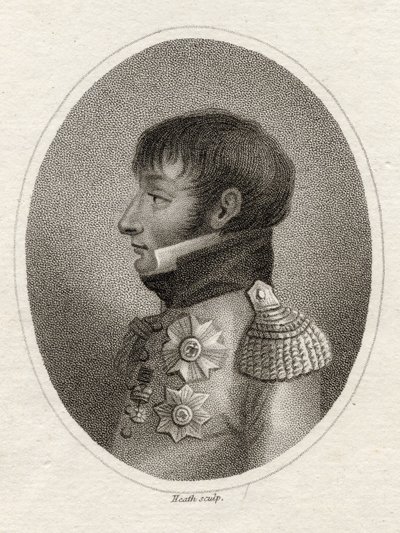 ルイス・ボナパルト（1778-1846）ヒースによって彫刻された「肖像画のギャラリー」からのオランダの王、1833年公開 作： English School