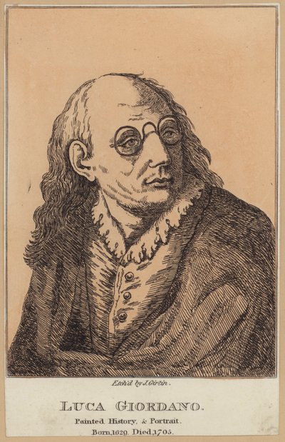 ルカ・ジョルダーノ（イタリアの画家・版画家）（銅版画 作： English School