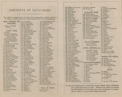 1875年のマダムタッソーと息子の展覧会カタログ 作： English School