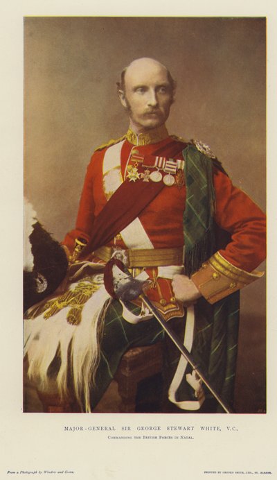 ナタール駐留英軍司令官ジョージ・スチュワート・ホワイト少将（VC）（クロモリ写真 作： English School